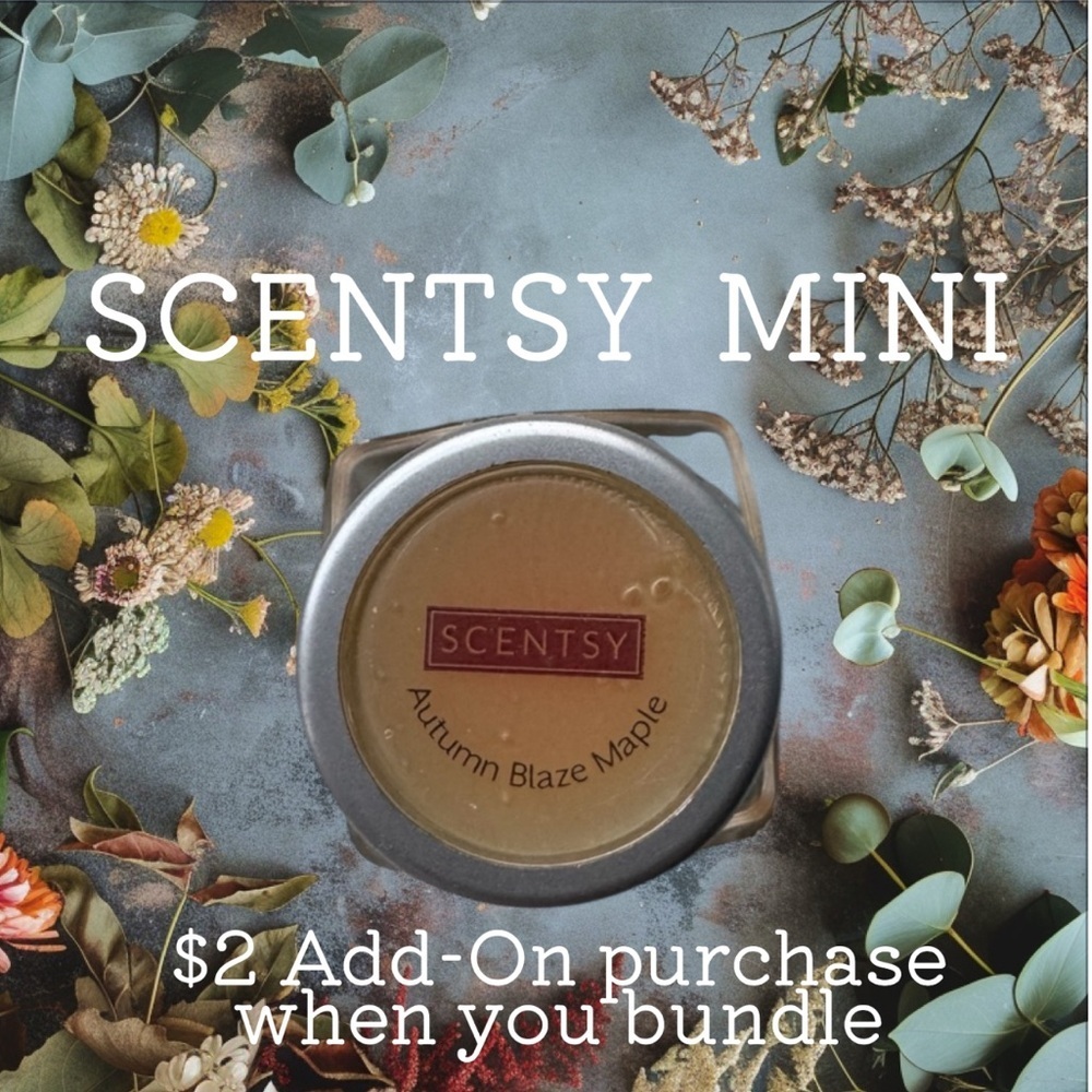 $2 Add-On 🆕Scentsy Mini Autumn Blaze Maple Home Fragrance